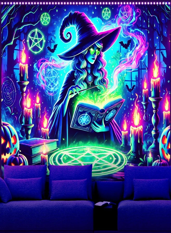 AOHMPT Spine-Chilling Zombie Winter Tapestry - Glow-in-the-Dark, Reactive Decor for Haunted Parties, Bedroom or Living Room Walls - Image 1